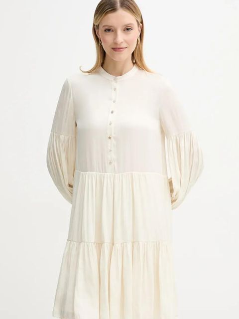 ZADIG&VOLTAIRE sukienka kolor beżowy mini rozkloszowana WWDR02451 - zdjęcie produktu nr 1