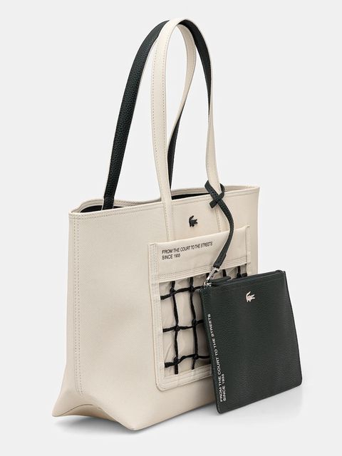 Lacoste torebka kolor beżowy NF5130AS