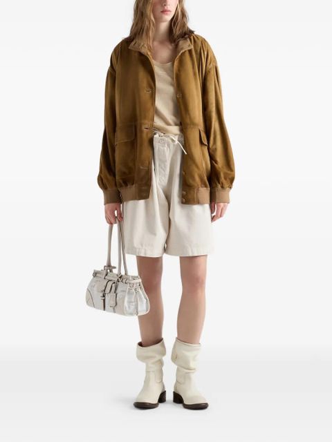 Prada suede jacket - Brown - zdjęcie produktu nr 2