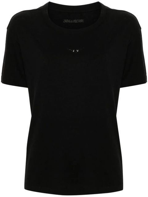 Zadig&Voltaire Marta wings-appliqué T-shirt - Black - zdjęcie produktu nr 1