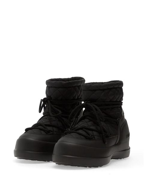 Moon Boot Mezzaluna quilted lace-up boots - Black - zdjęcie produktu nr 2