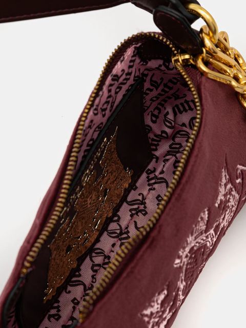 Juicy Couture torebka Twig Narrative kolor bordowy BIJTG8989WZC