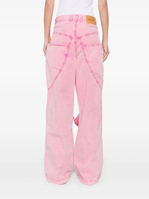 The Attico wide-leg trousers - Pink