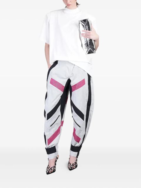 The Attico asymmetrical panelled trousers - White - zdjęcie produktu nr 2