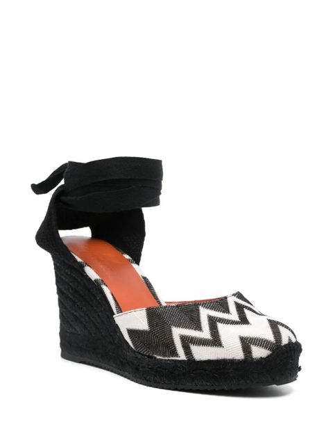 Missoni zigzag-woven espadrilles - Black