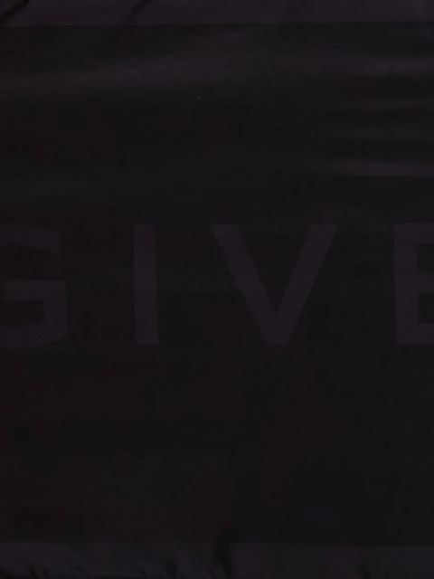 Givenchy logo-printed scarf - Black