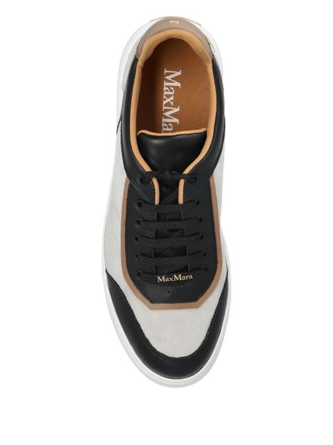 Max Mara Maxi suede sneakers - Neutrals