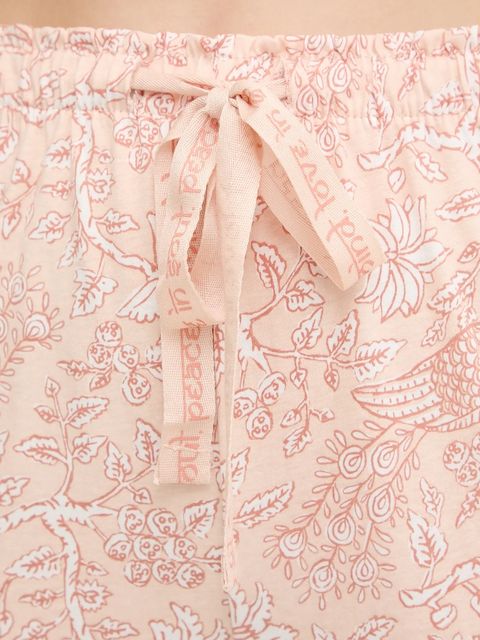 women'secret piżama bawełniana damska kolor pomarańczowy bawełniana 4852096