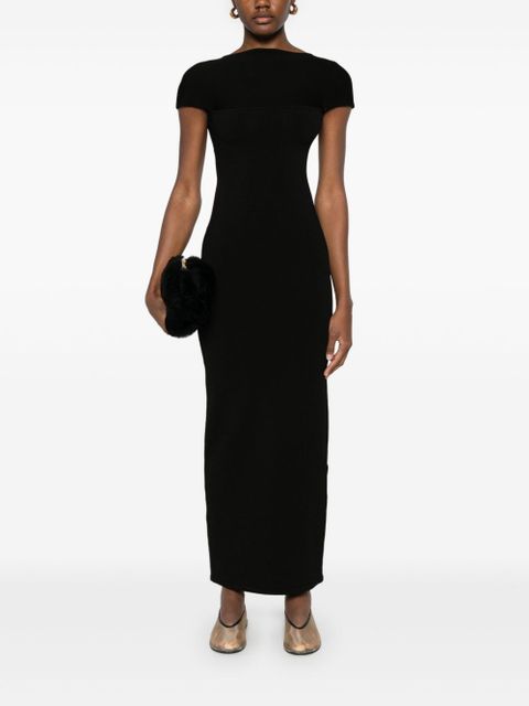 KHAITE Basile maxi dress - Black