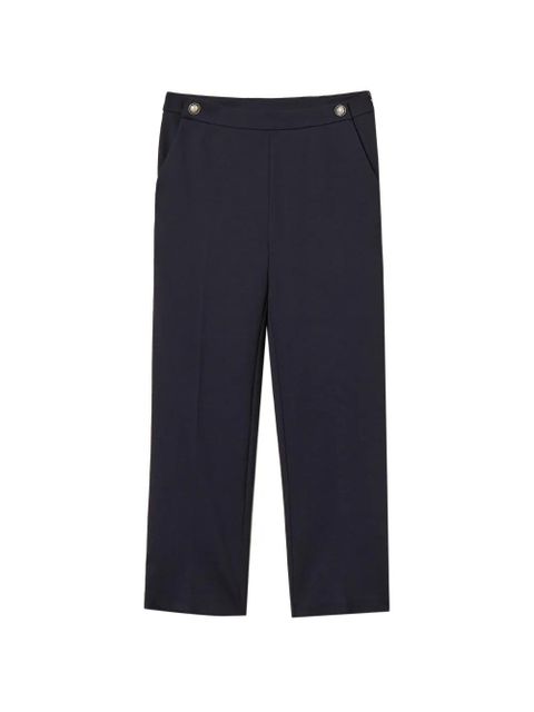 TWINSET high-waisted cigarette trousers - Blue - zdjęcie produktu nr 1