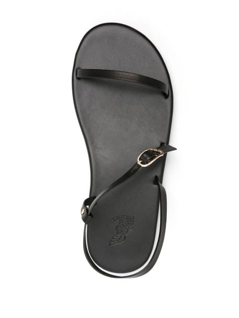 Ancient Greek Sandals Niove flat leather sandals - Black - zdjęcie produktu nr 2