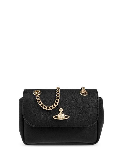 Vivienne Westwood Orb-plaque shoulder bag - Black - zdjęcie produktu nr 1