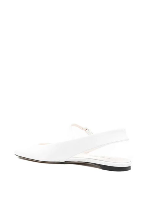 TOTEME slingback flat pumps - White