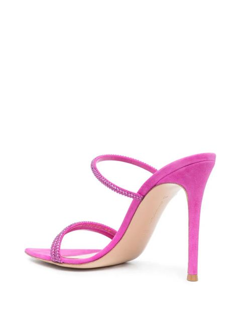 Gianvito Rossi Cannes 105mm mules - Pink