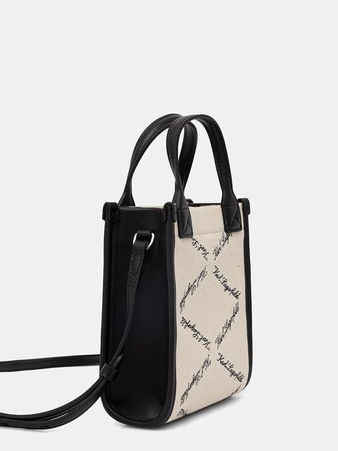 Karl Lagerfeld torebka crossbody damska bawełniana K/VILLE - zdjęcie produktu nr 1