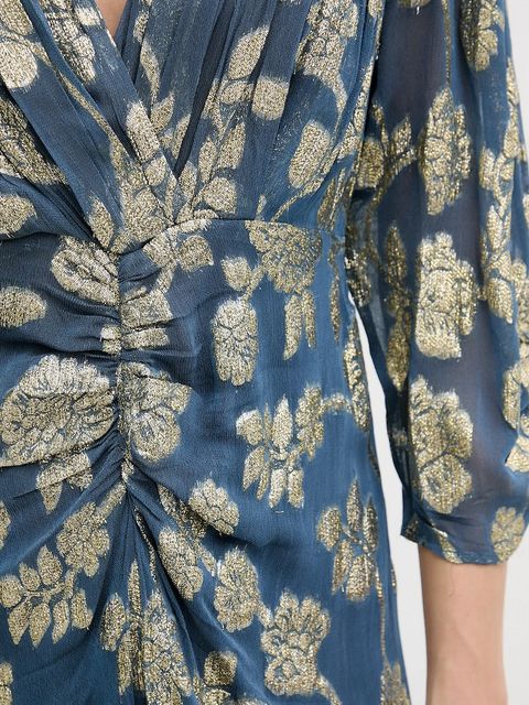 Hoss Intropia sukienka kolor niebieski midi rozkloszowana 8222120 - zdjęcie produktu nr 2