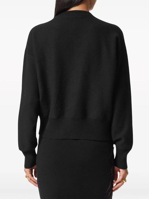 Versace Medusa towel sweater - Black