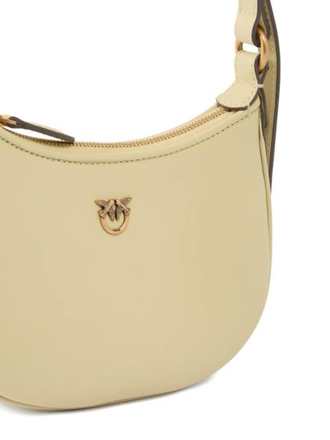 PINKO logo-plaque shoulder bag - Neutrals