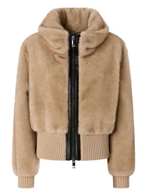 PINKO faux-fur jacket - Neutrals - zdjęcie produktu nr 2