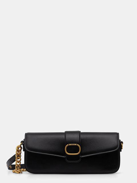 Twinset torebka skórzana kolor czarny 252TD836A - zdjęcie produktu nr 1