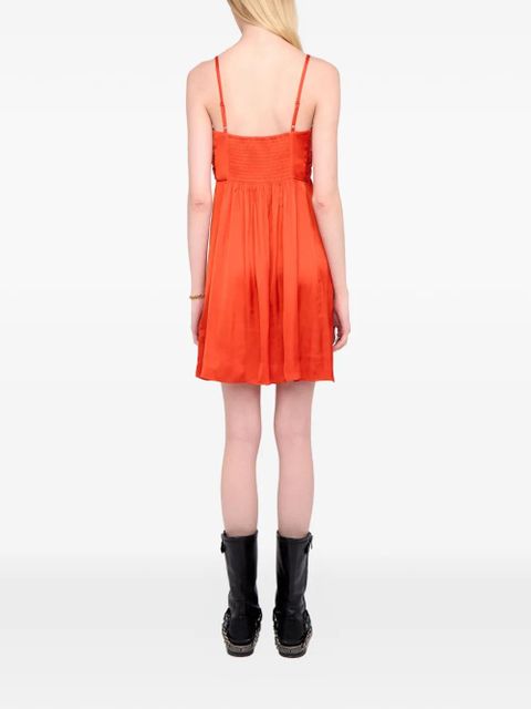 Zadig&Voltaire Rippies ruched-detail mini dress - Orange - zdjęcie produktu nr 2