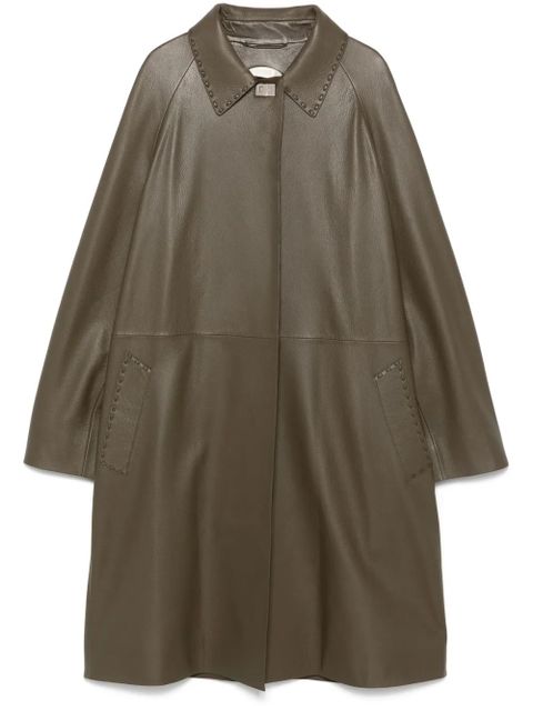 FENDI leather coat - Brown - zdjęcie produktu nr 1