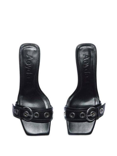 Aeyde 55mm Gilly leather pumps - Black