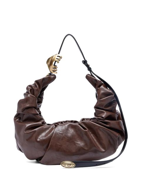 Diesel L Grab-D gathered shoulder bag - Brown - zdjęcie produktu nr 1