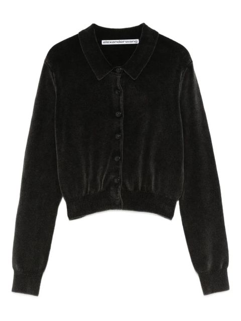 Alexander Wang collared cardigan - Black - zdjęcie produktu nr 1