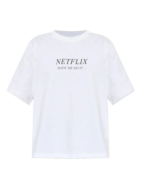 Victoria Beckham slogan-print T-shirt - White - zdjęcie produktu nr 1