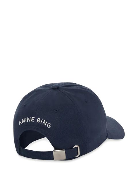 ANINE BING Jeremy logo cap - Blue