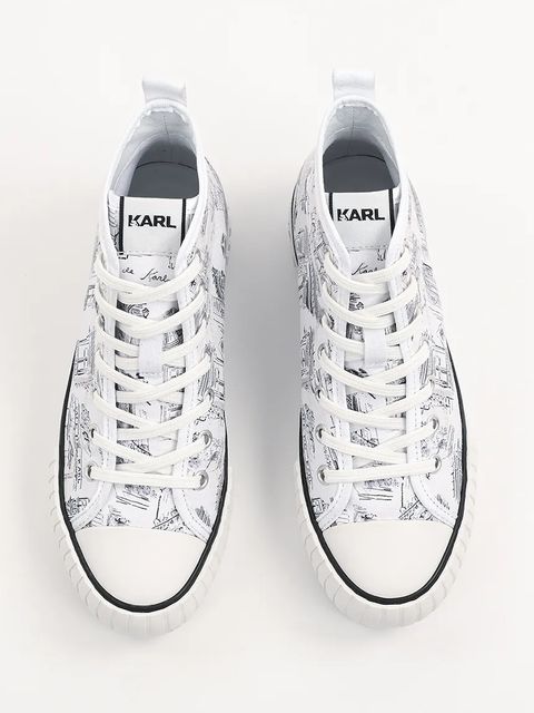 Karl Lagerfeld trampki KAMPUS MAX kolor biały KL60455