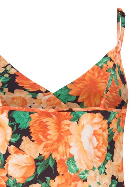 PINKO floral-pattern fringed camisole - Orange - zdjęcie produktu nr 2