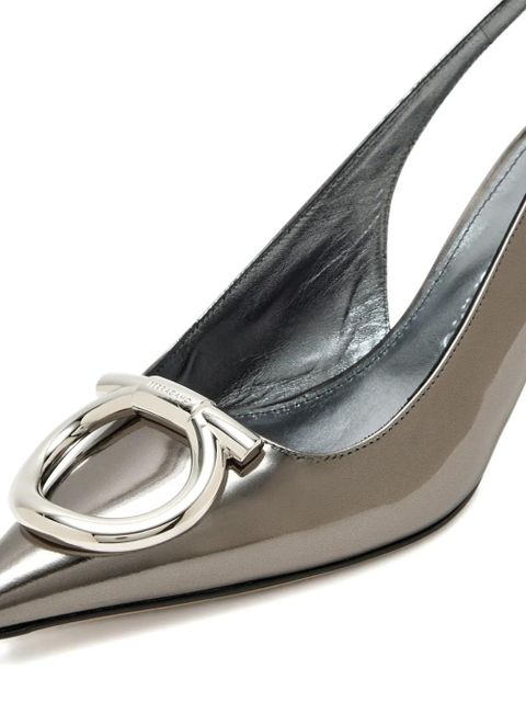 Ferragamo Sara slingback pumps - Grey