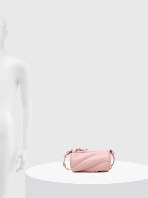 Fiorucci torebka skórzana Baby Pink Leather Mini Mella Bag