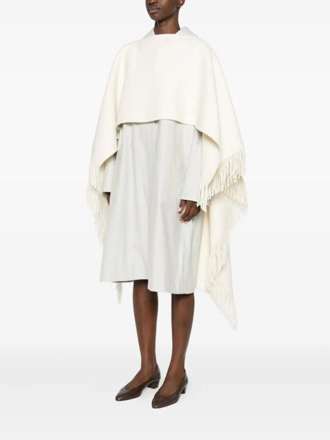 TOTEME fringe-detailing scarf - White