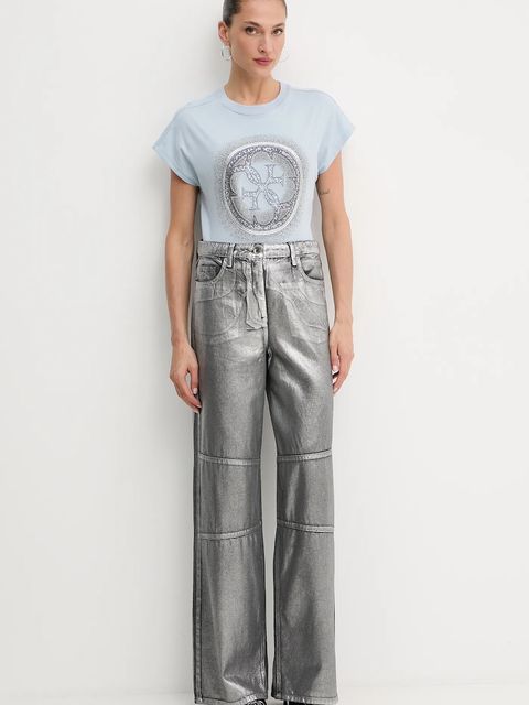 Guess t-shirt bawełniany 4G - zdjęcie produktu nr 2