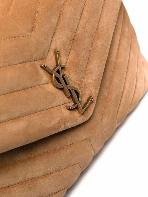 Saint Laurent Loulou medium shoulder bag - Brown