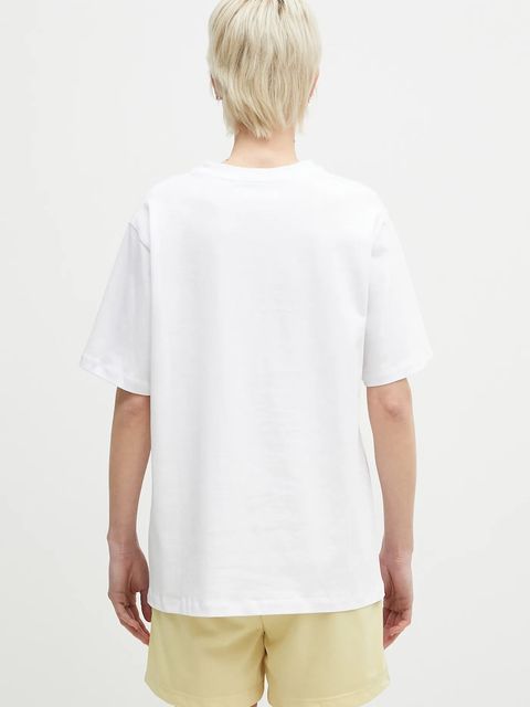 Fiorucci t-shirt bawełniany Logo Print Regular Fit damski kolor biały U02SPTSH323CJ01WH05