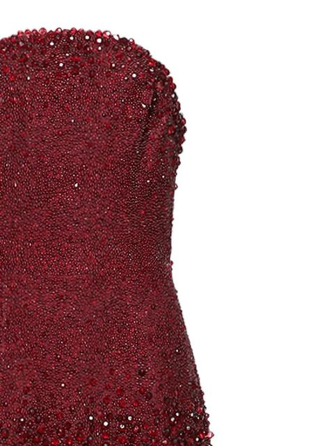 Clio Peppiatt beaded-embellishment maxi dress - Red - zdjęcie produktu nr 2
