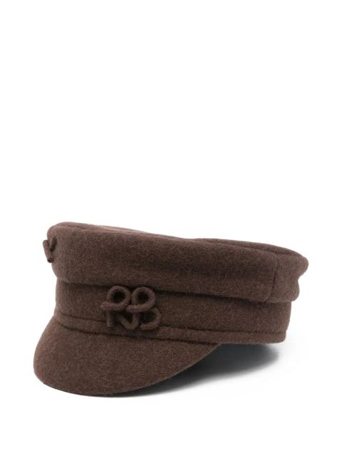 Ruslan Baginskiy embroidered-logo beret - Brown - zdjęcie produktu nr 1
