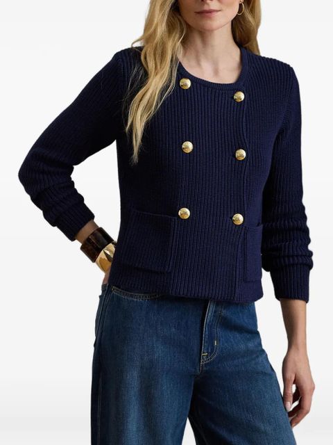 Lauren Ralph Lauren double-breasted cardigan - Blue - zdjęcie produktu nr 2