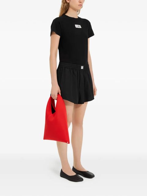 MM6 Maison Margiela elasticated-waistband shorts - Black - zdjęcie produktu nr 2