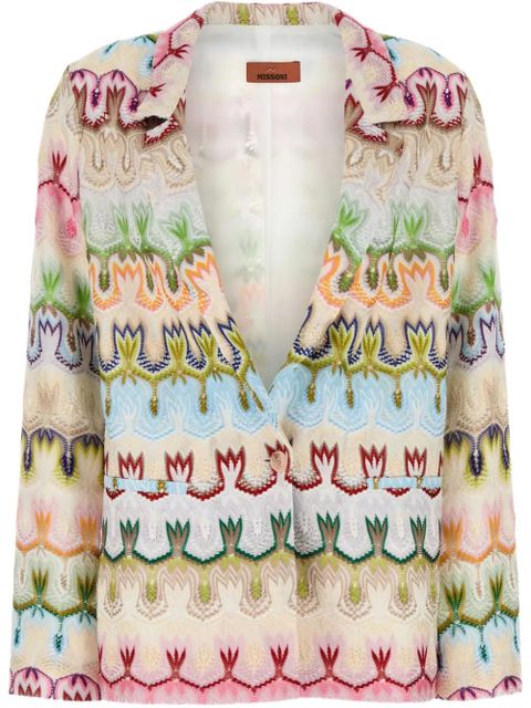 Missoni embroidered blazer - Neutrals - zdjęcie produktu nr 1