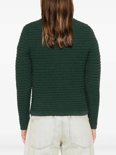 Ba&Sh button-detail round-neck sweater - Green