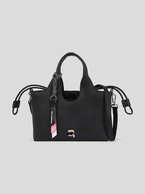 Karl Lagerfeld torebka IKON GRAINY kolor czarny A3W30098 - zdjęcie produktu nr 1