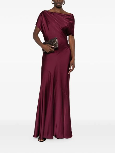 Lauren Ralph Lauren draped maxi dress - Red - zdjęcie produktu nr 2