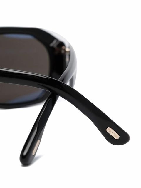 TOM FORD Eyewear Veronique rectangular sunglasses - Black