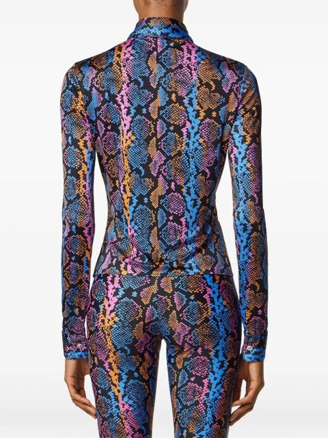 Versace python-print shirt - Black