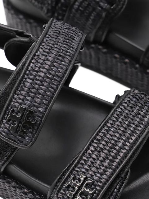 Tory Burch Kira woven platform sandals - Black
